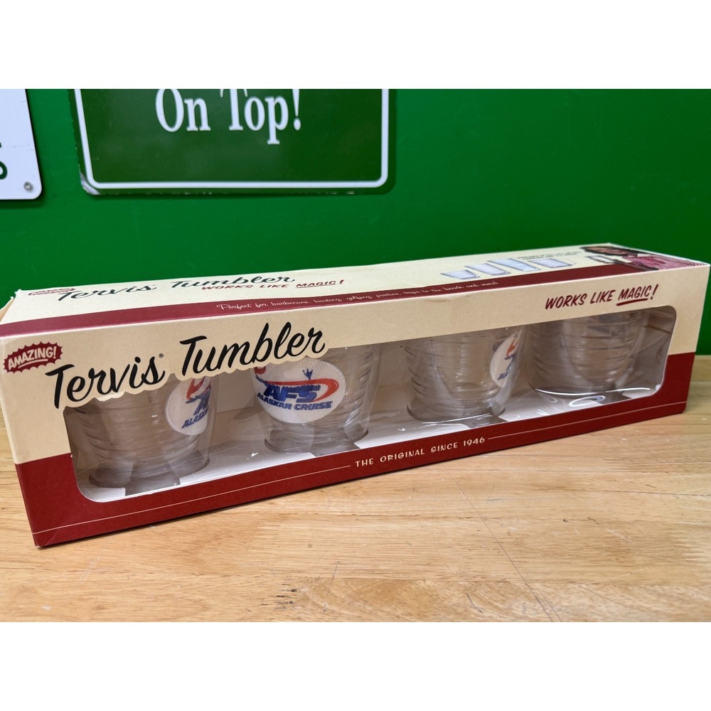 Tervis Tumbler 12 ounce cup set AFS Logistics Branded - New in Box